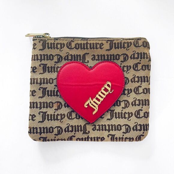 Juicy Couture Heart Wallet Pouch - Picture 1 of 6